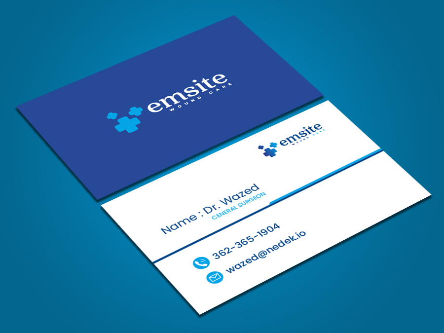 Business Card Design by Creatify Lab for Emsite Health | Design #37332894