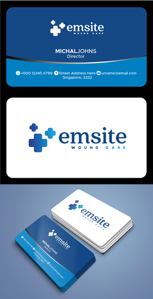 Business Card Design by creativeoutline for Emsite Health | Design #37335870
