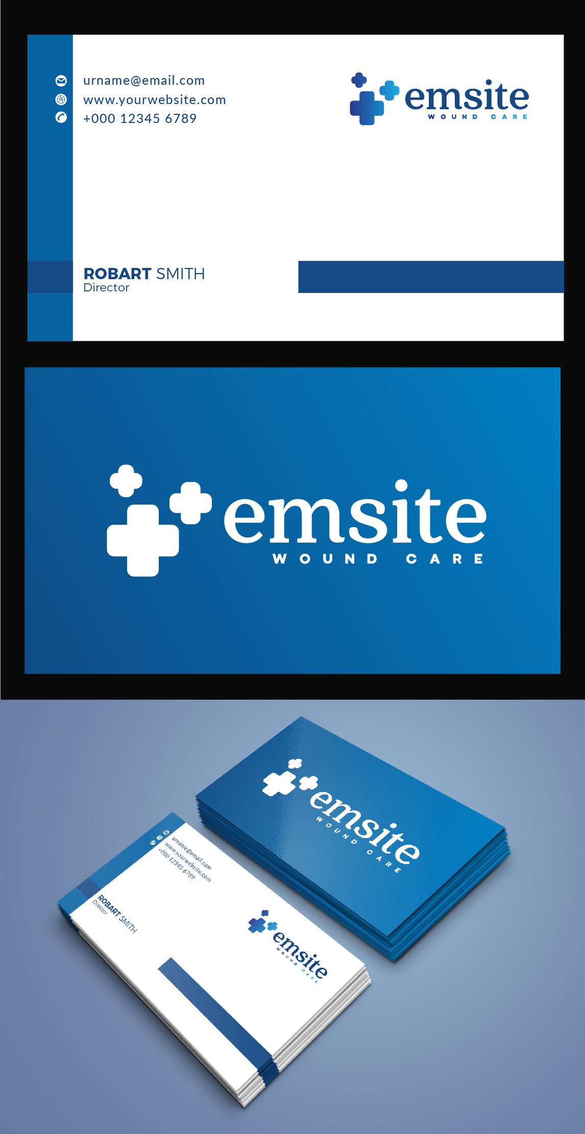 Business Card Design by creativeoutline for Emsite Health | Design #37335872