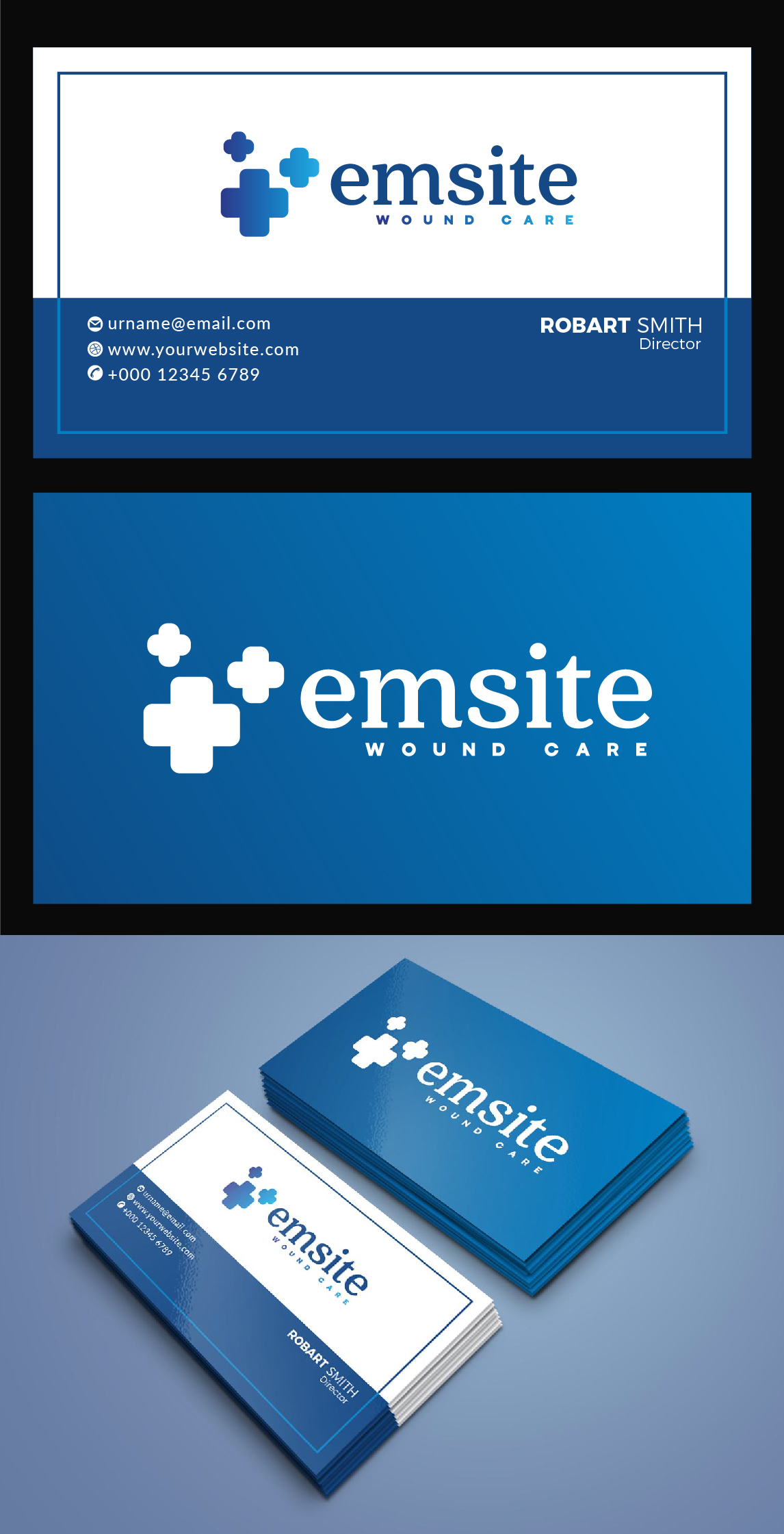 Business Card Design by creativeoutline for Emsite Health | Design #37335879