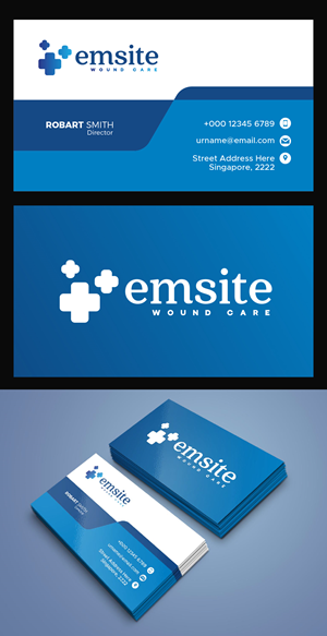 Business Card Design by creativeoutline for Emsite Health | Design: #37335882