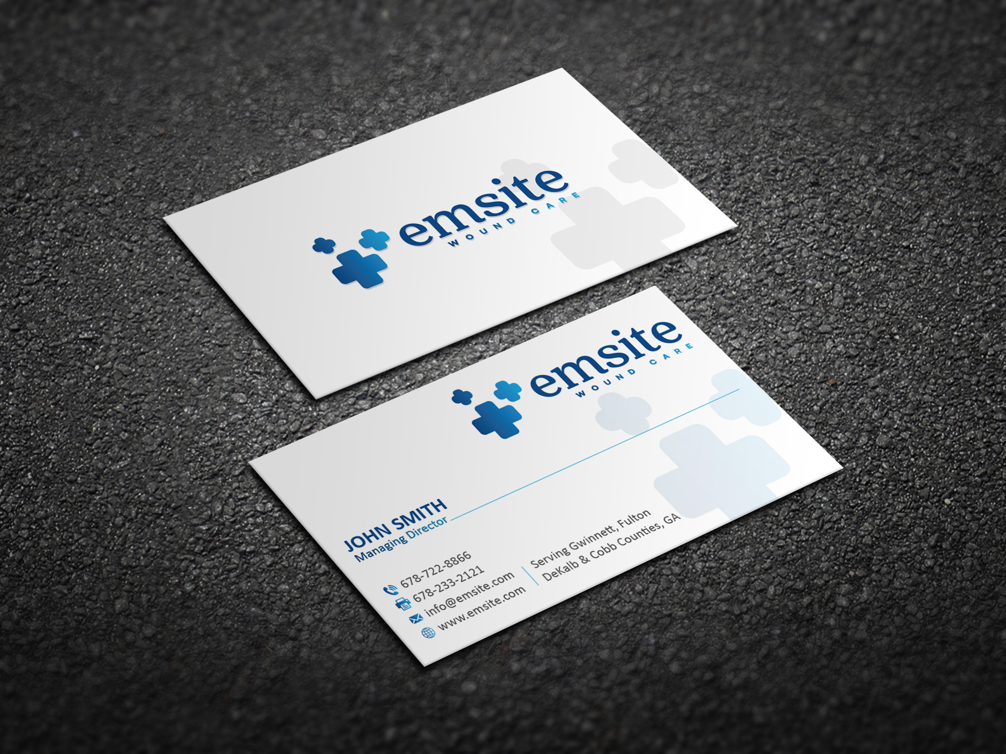 Business Card Design by Magic of Art for Emsite Health | Design #37333488