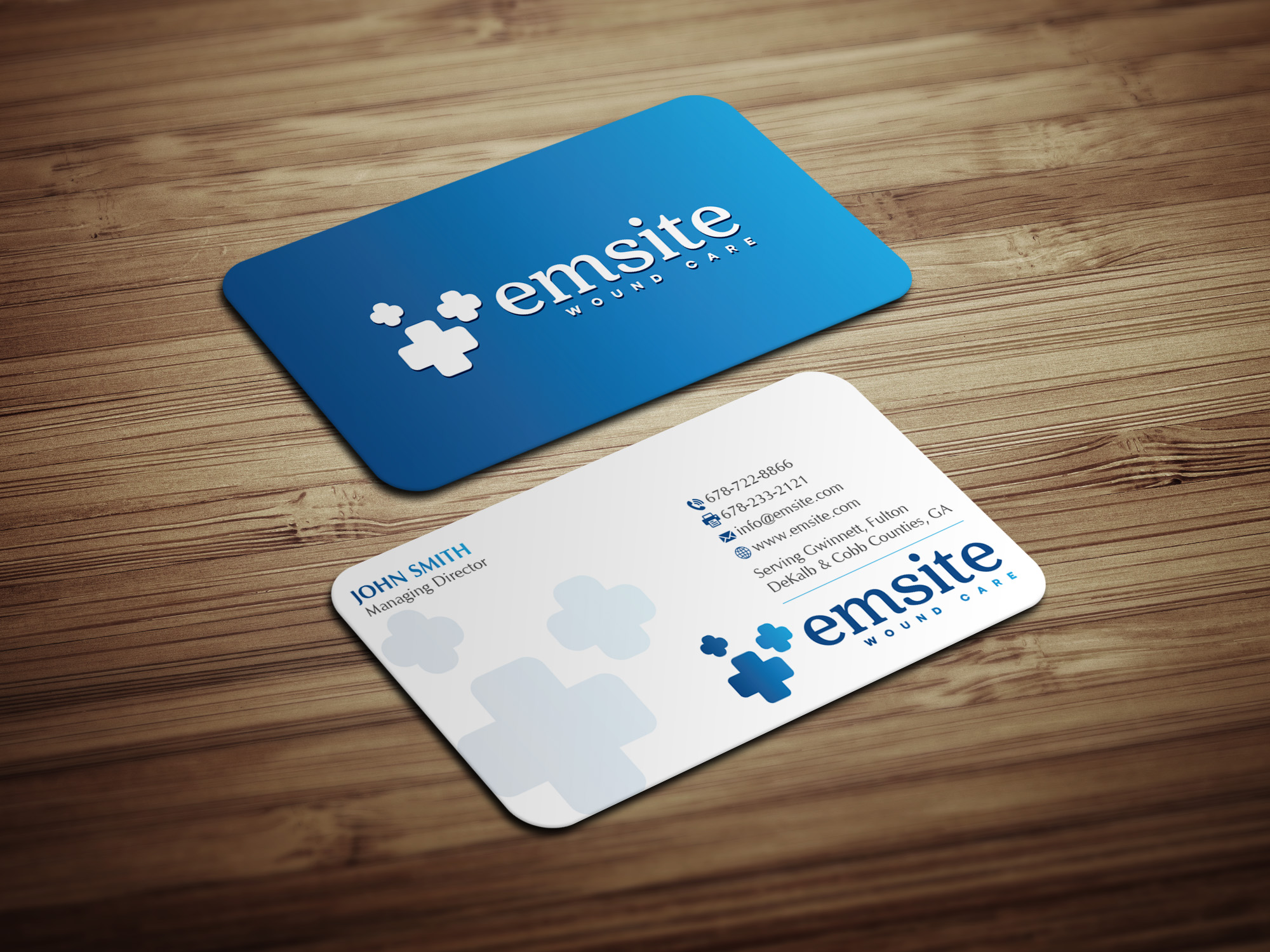 Business Card Design by Magic of Art for Emsite Health | Design #37333489