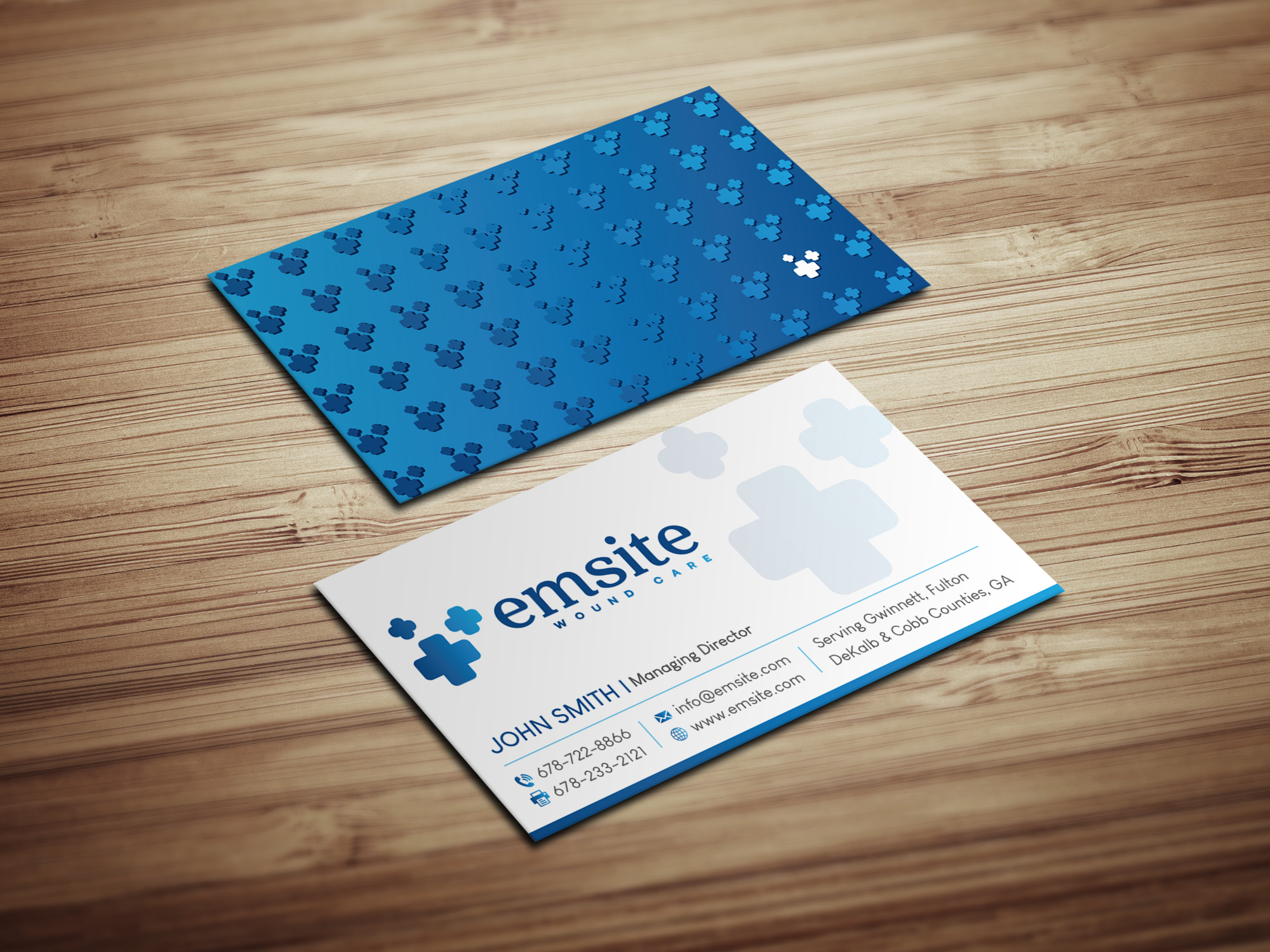 Business Card Design by Magic of Art for Emsite Health | Design #37333490