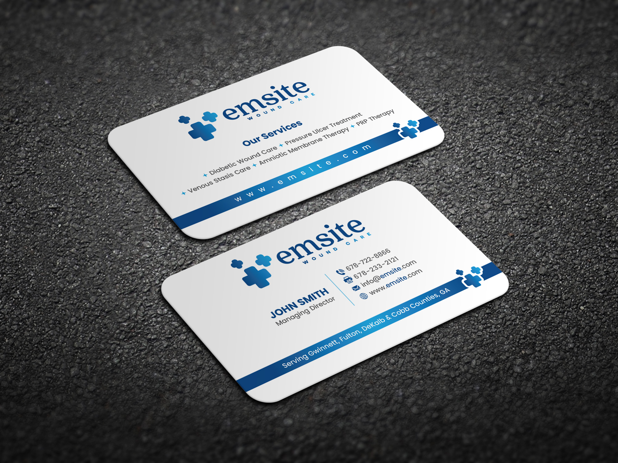 Business Card Design by Magic of Art for Emsite Health | Design #37335132