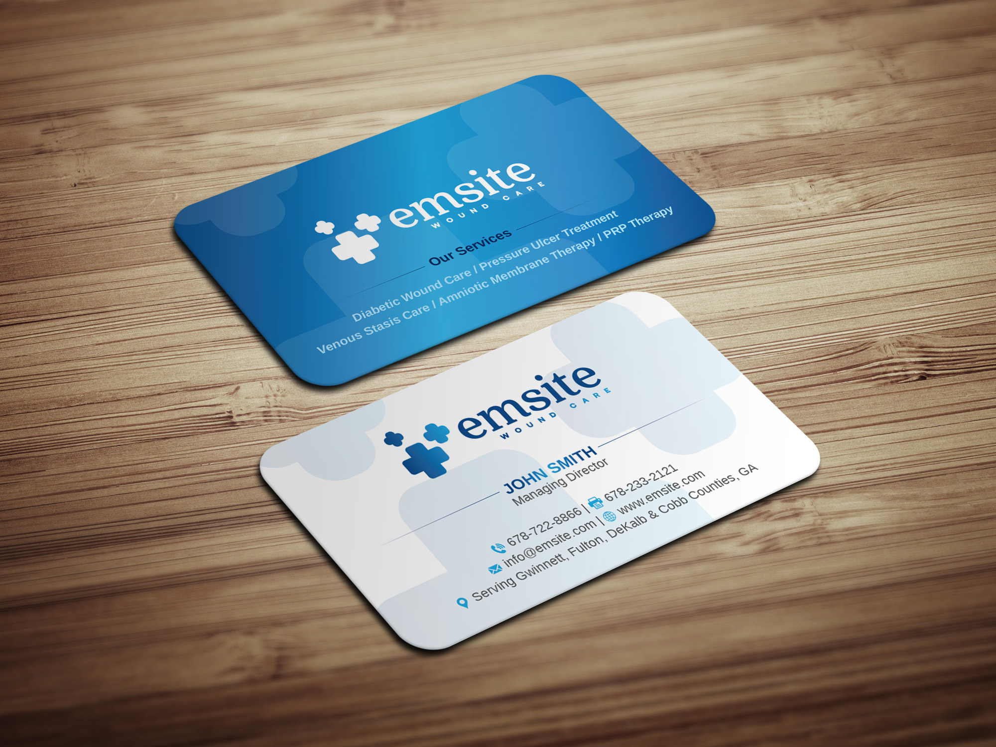 Business Card Design by Magic of Art for Emsite Health | Design #37335133