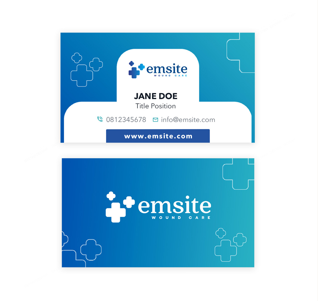Business Card Design by DA. for Emsite Health | Design #37332824