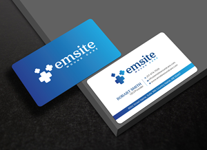 Business Card Design by Uttom 2 for Emsite Health | Design: #37333201