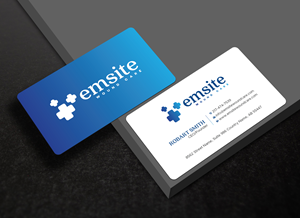Business Card Design by Uttom 2 for Emsite Health | Design: #37333202