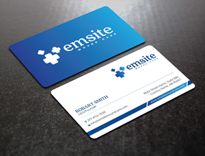 Business Card Design by Uttom 2 for Emsite Health | Design: #37333507