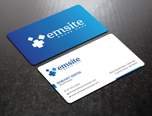Business Card Design by Uttom 2 for Emsite Health | Design: #37333508