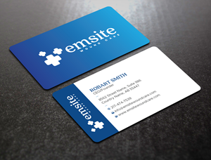 Business Card Design by Uttom 2 for Emsite Health | Design: #37333512