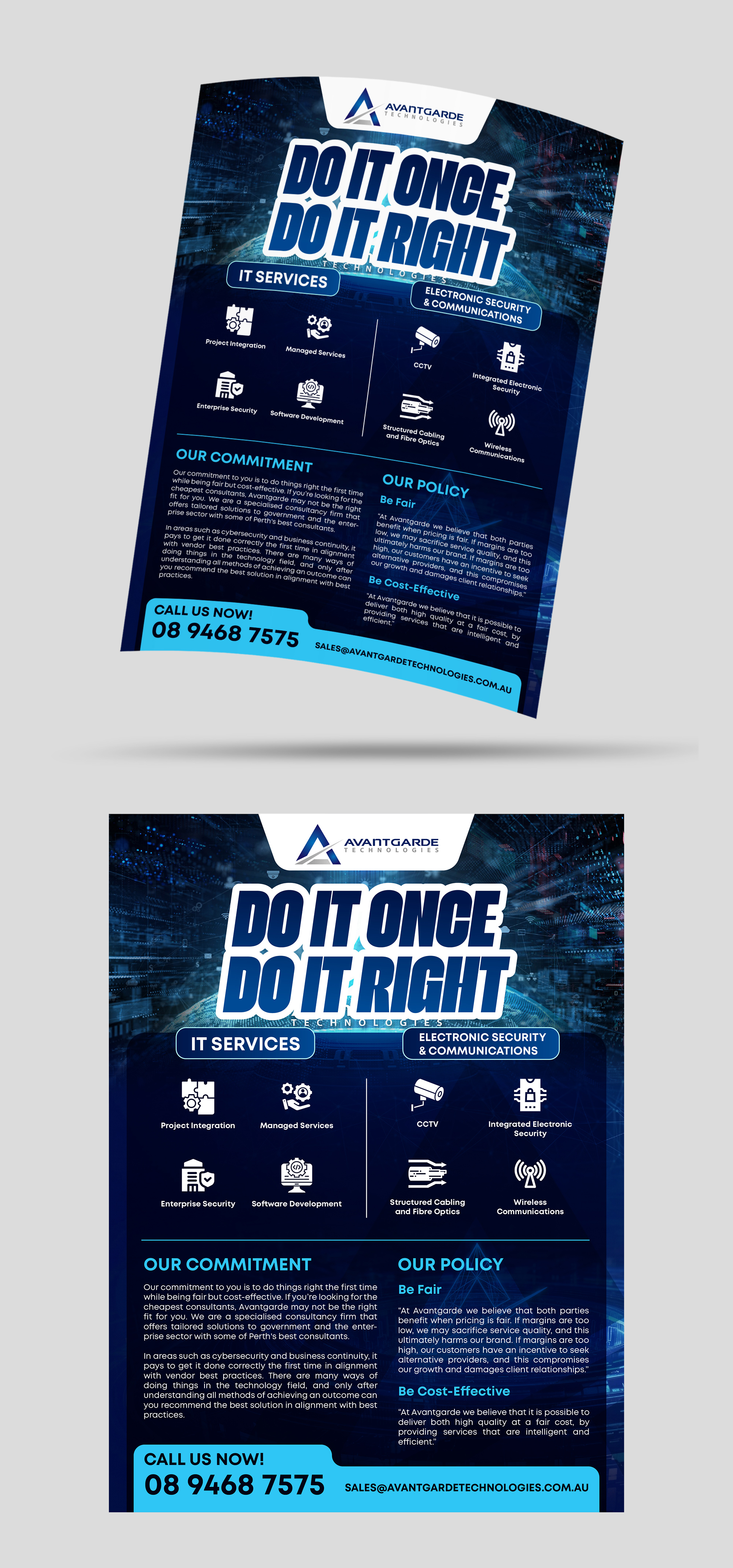 Flyer Design by Talha Ahmad for this project | Design #37339326