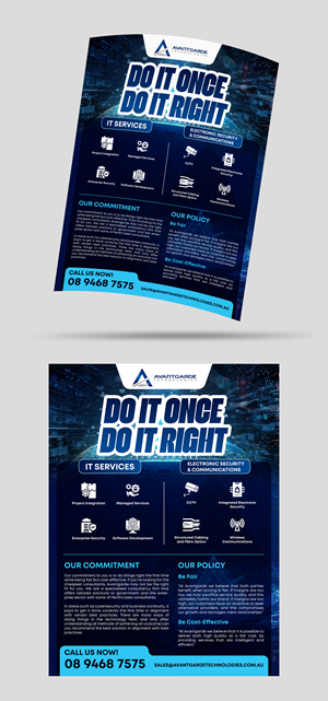 Flyer Design by Talha Ahmad for this project | Design: #37339326