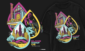 Diseño de Camiseta por RiseHigher para Erlang Solutions Ltd.  | Diseño: #37356057