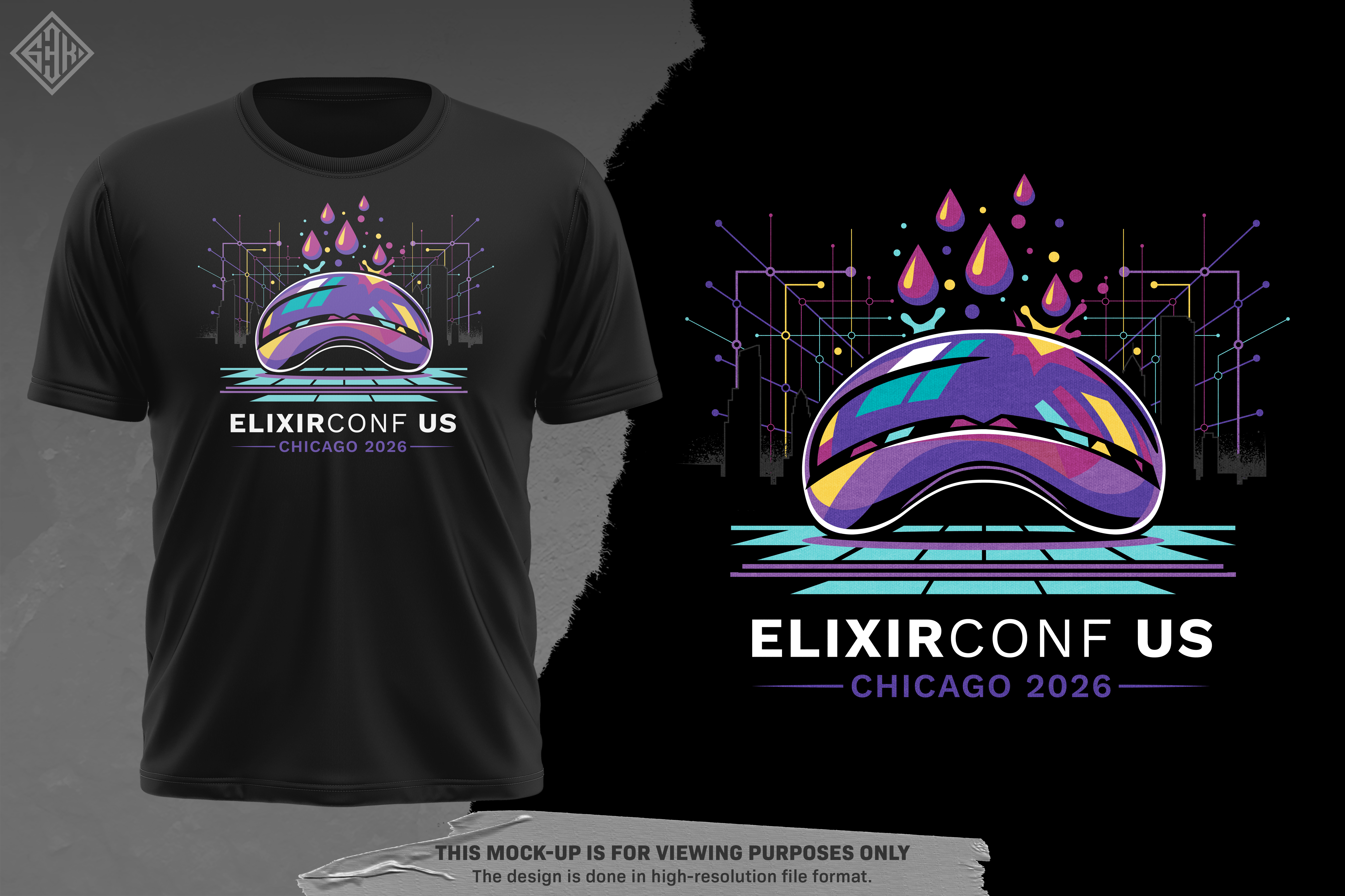 Diseño de Camiseta por gekgrfx para Erlang Solutions Ltd.  | Diseño #37347386