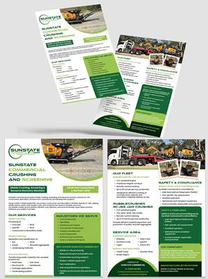 Flyer Design by Talha Ahmad for Sunstate Commercial | Design: #37343369