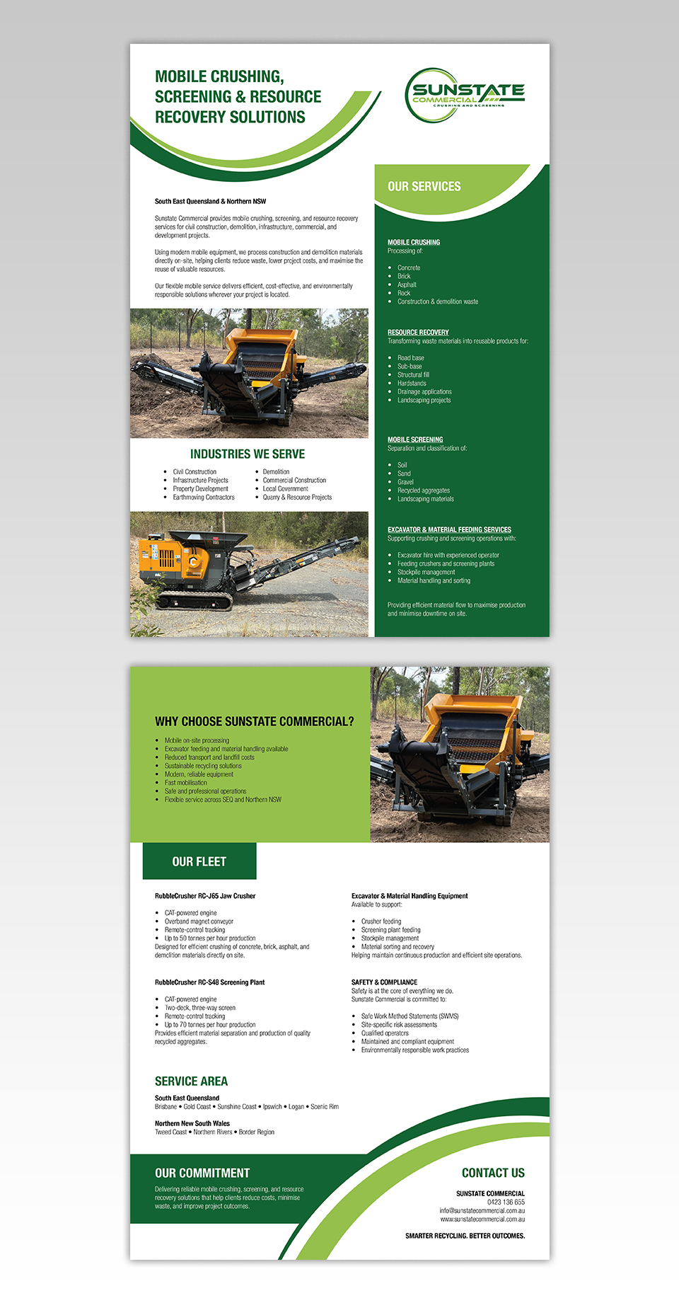 Flyer Design by YourLogoMaster for Sunstate Commercial | Design #37349442
