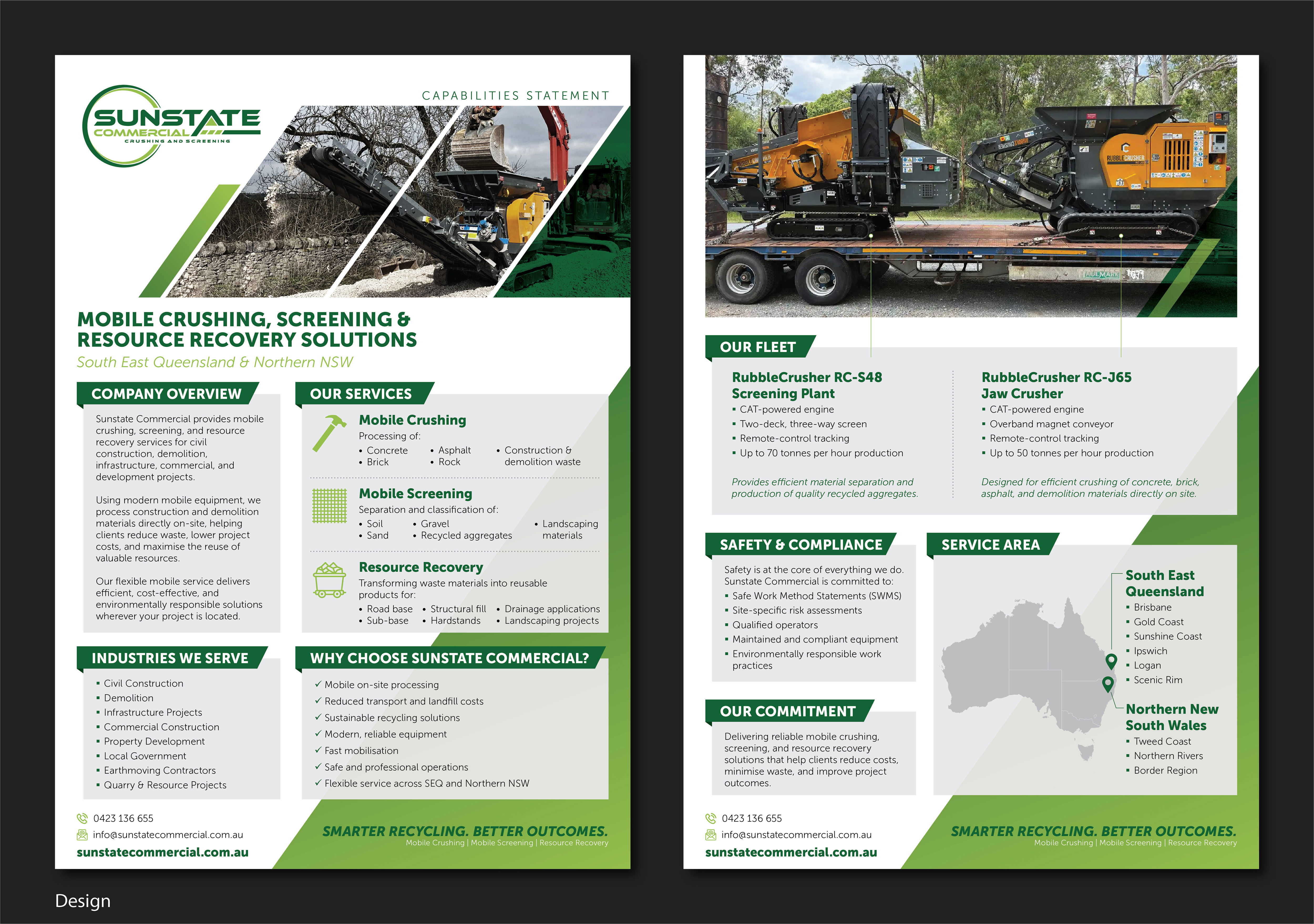 Flyer Design by Yaw Tong for Sunstate Commercial | Design #37340761