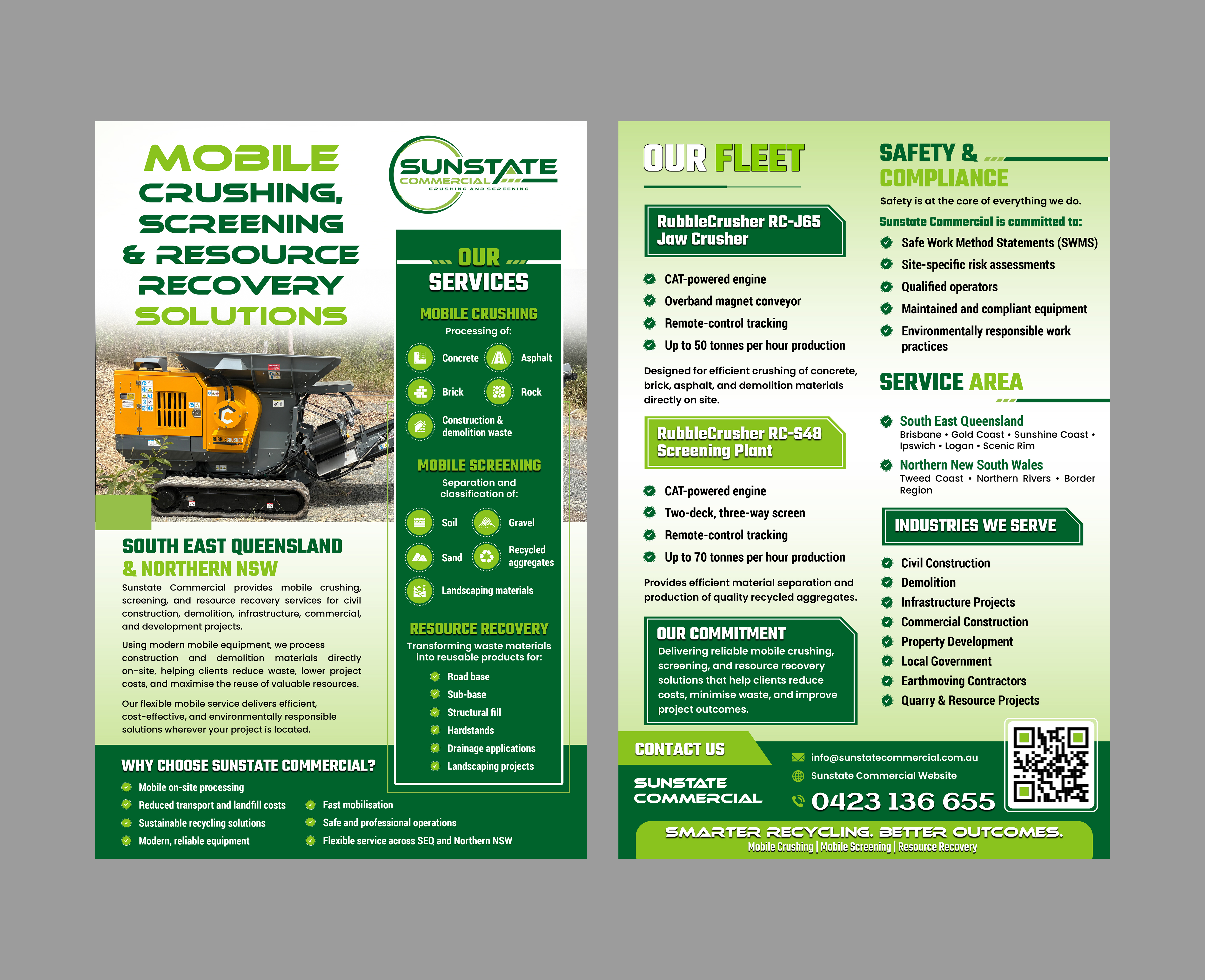 Flyer Design by Creations Box 2015 for Sunstate Commercial | Design #37339675