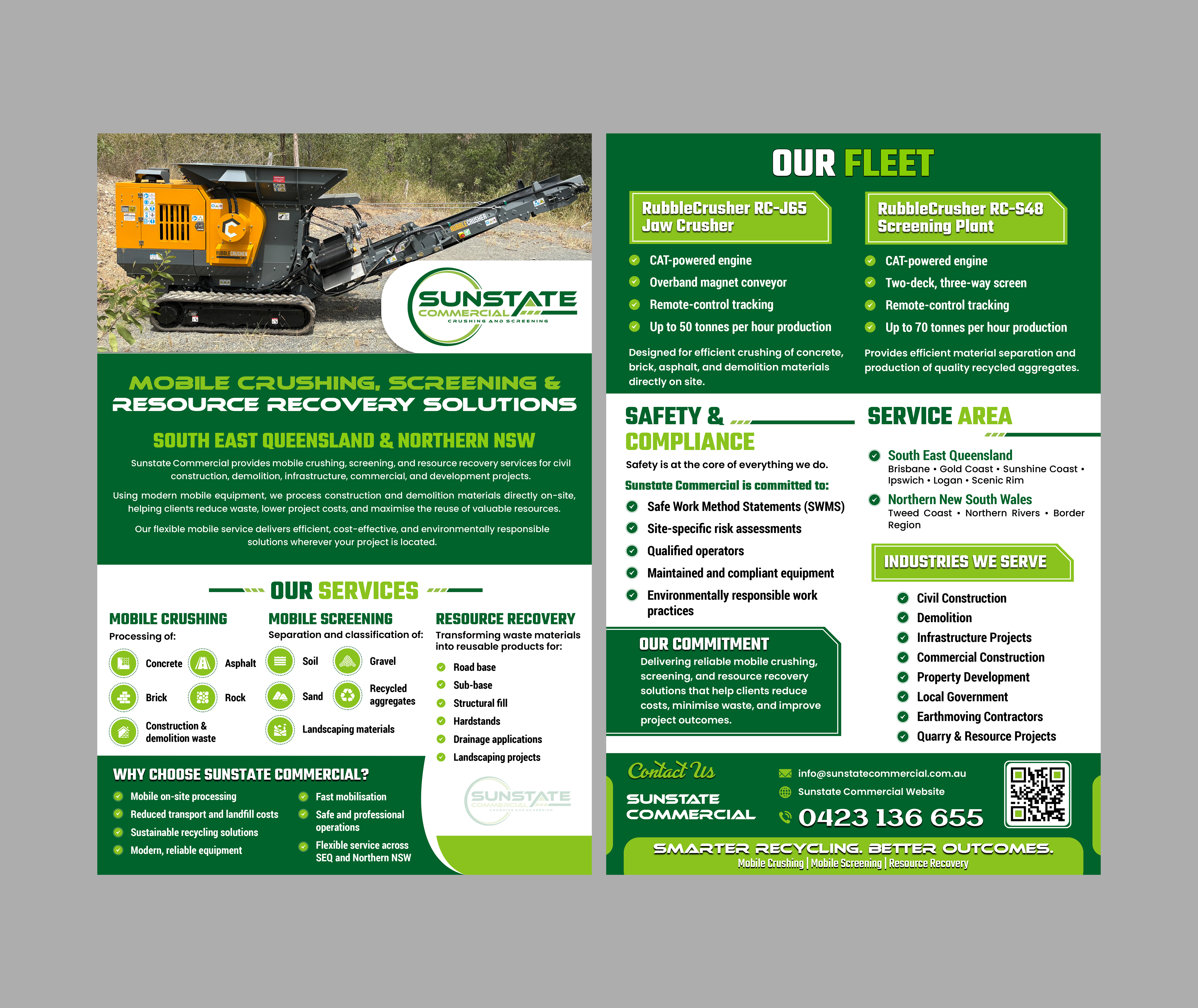 Flyer Design by Creations Box 2015 for Sunstate Commercial | Design #37343288