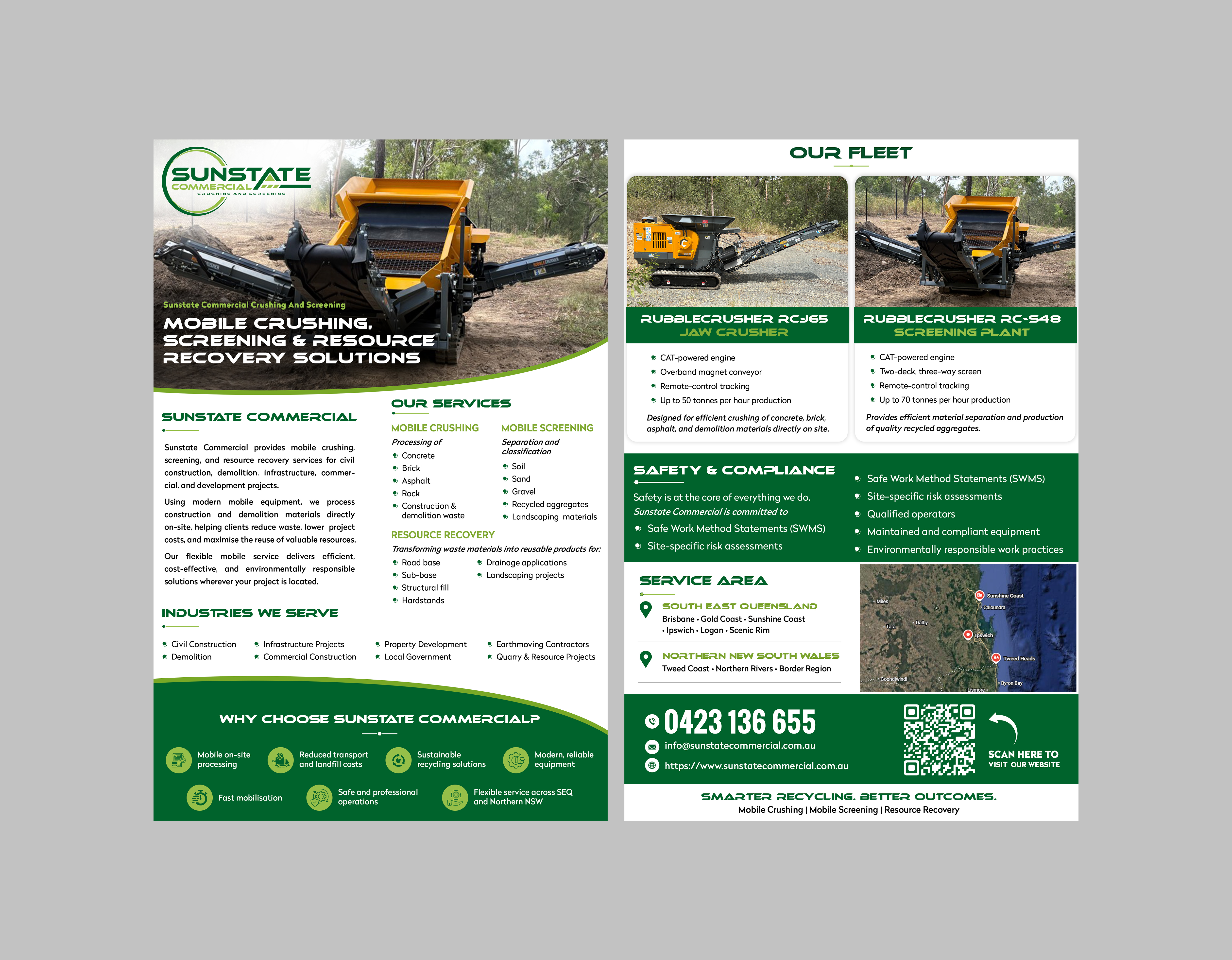 Flyer Design by Creations Box 2015 for Sunstate Commercial | Design #37343289