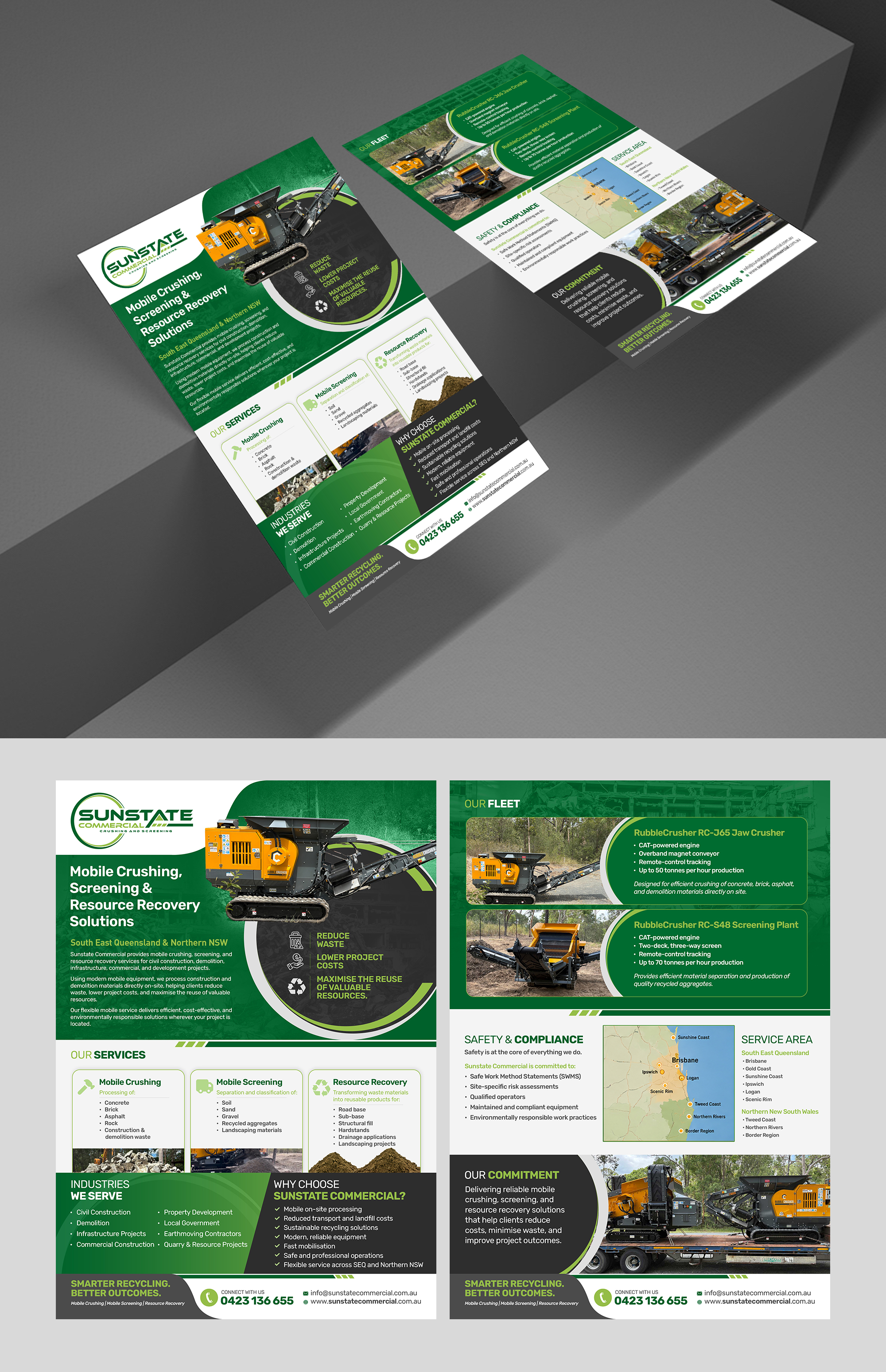 Flyer Design by 123graphics for Sunstate Commercial | Design #37339075