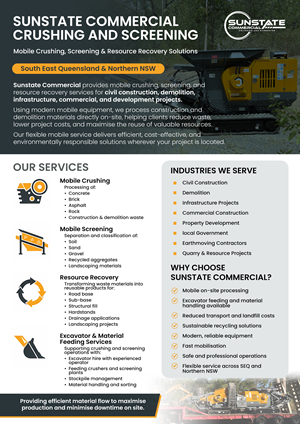 Design de Flyer par Hristo Itchov pour Sunstate Commercial | Design #37349688