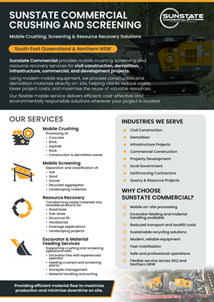 Flyer Design by Hristo Itchov for Sunstate Commercial | Design: #37349872