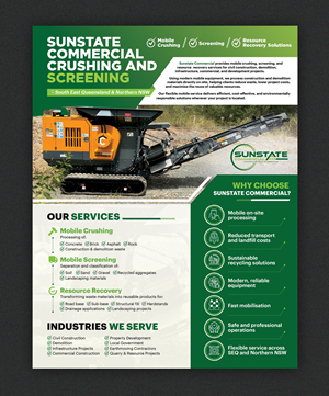Flyer Design by Stan$oul for Sunstate Commercial | Design: #37339026