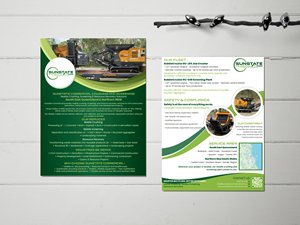 Design de Flyer par Magic of Art pour Sunstate Commercial | Design #37339907