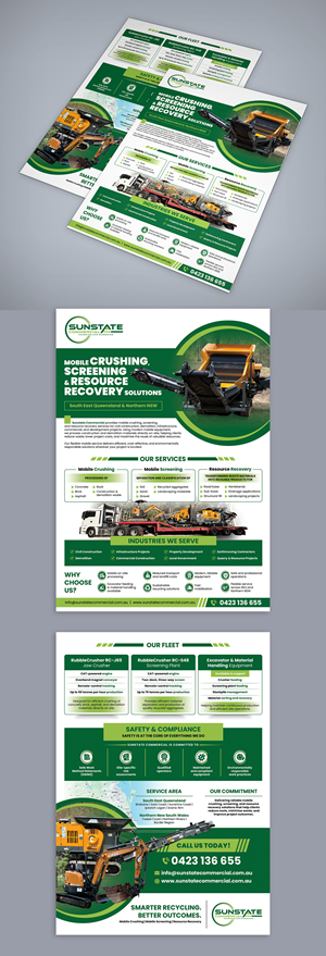 Design de Flyer par BLUE WINGS pour Sunstate Commercial | Design #37356299