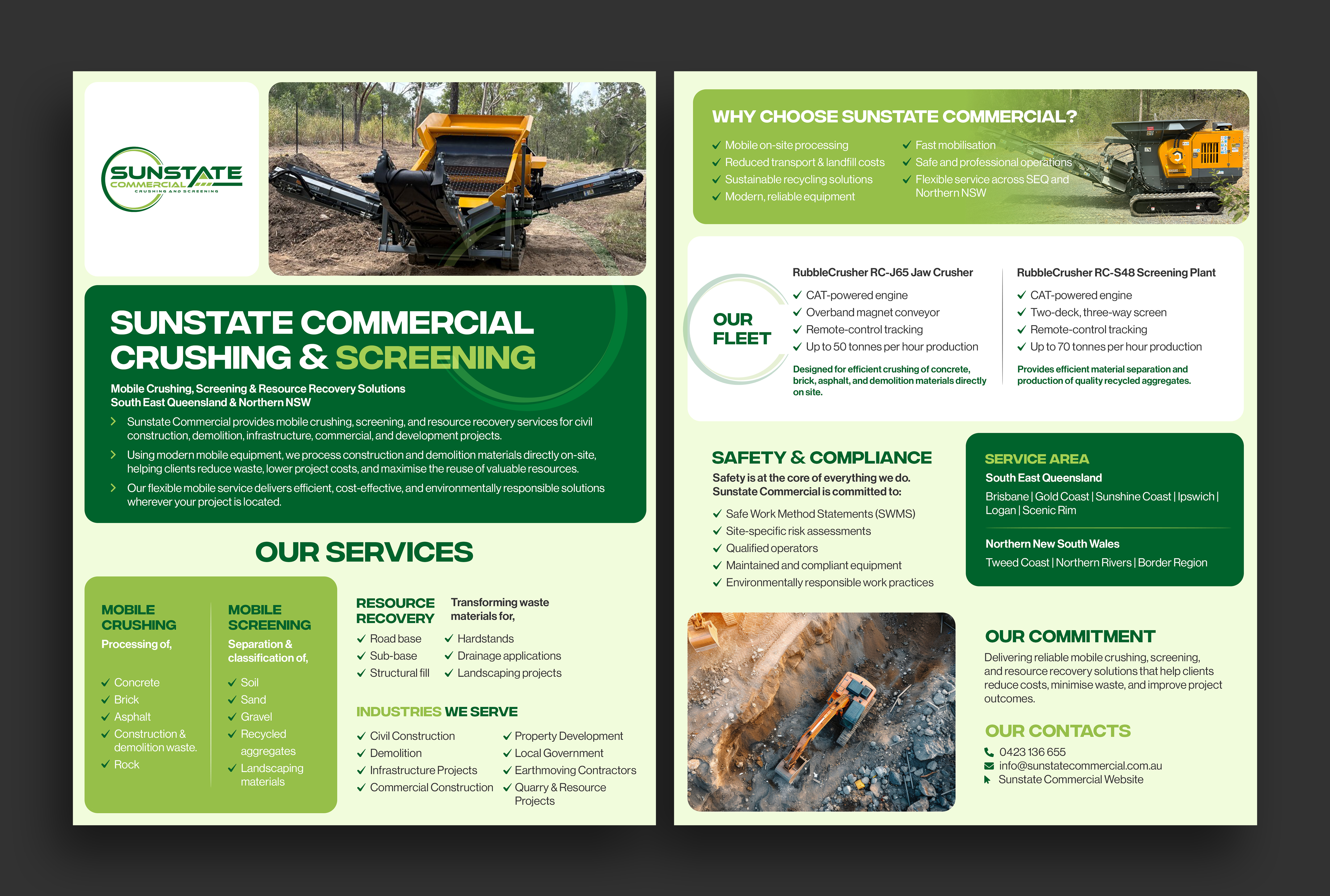 Flyer Design by Graphic Guy for Sunstate Commercial | Design #37340025