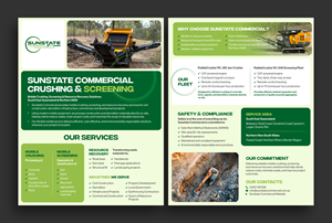 Design de Flyer par Graphic Guy pour Sunstate Commercial | Design #37340025