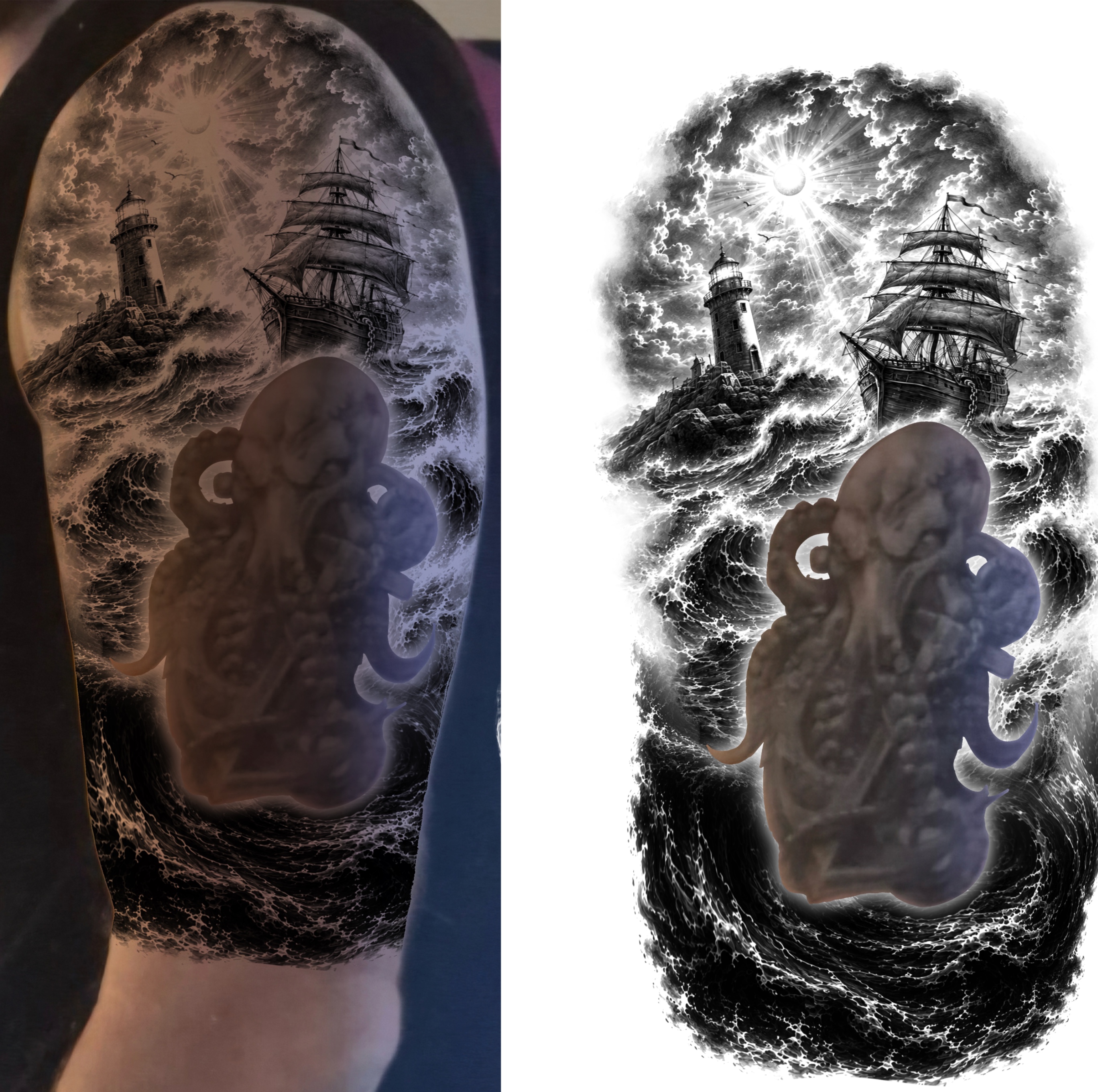 Tattoo Design by bangkat for this project | Design #37340566