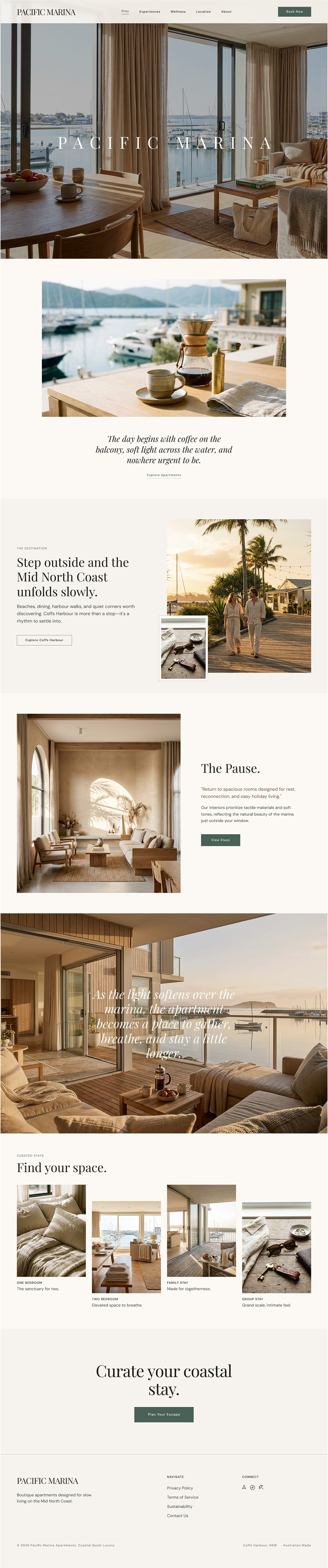 Web-Design von Amer Flihan (RBD) für Pacific Marina Apartments | Design #37342346
