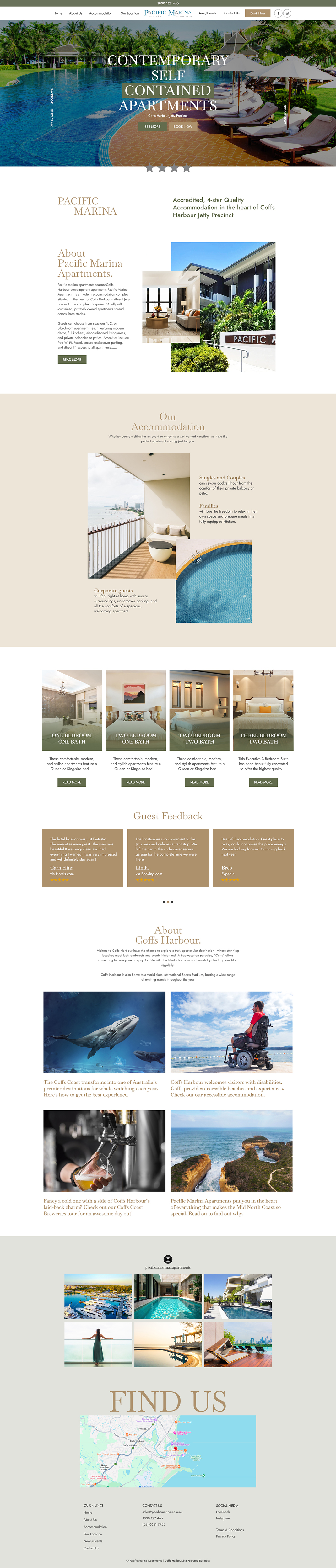 Web-Design von Revolt Team für Pacific Marina Apartments | Design: #37350936