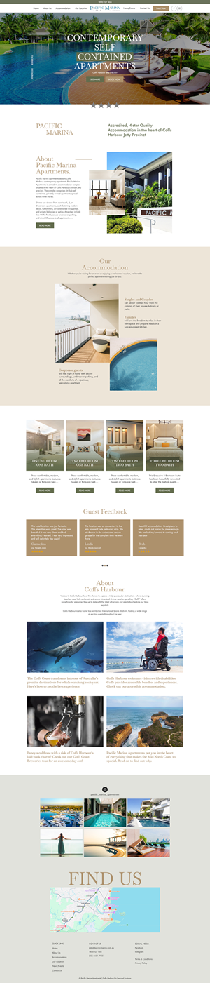 Web-Design von Revolt Team für Pacific Marina Apartments | Design: #37350936