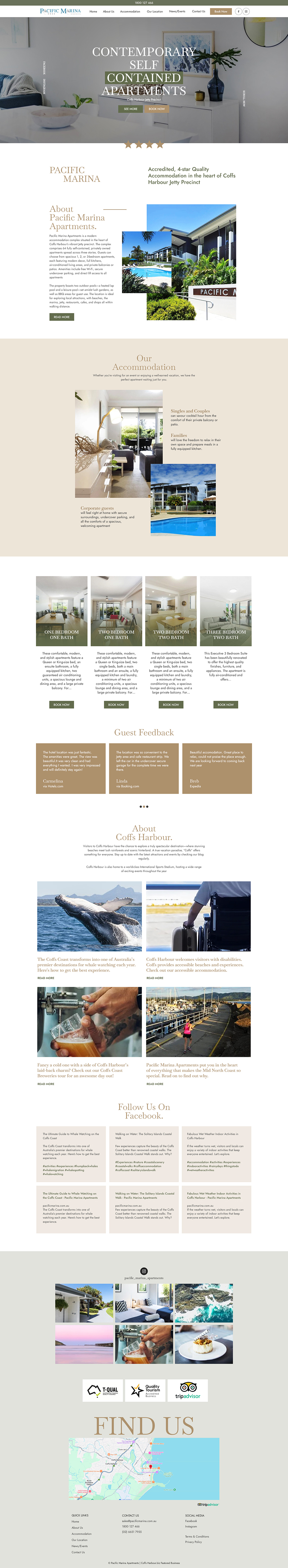 Web-Design von Revolt Team für Pacific Marina Apartments | Design #37425546
