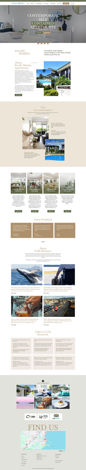 Web-Design von Revolt Team für Pacific Marina Apartments | Design: #37425546
