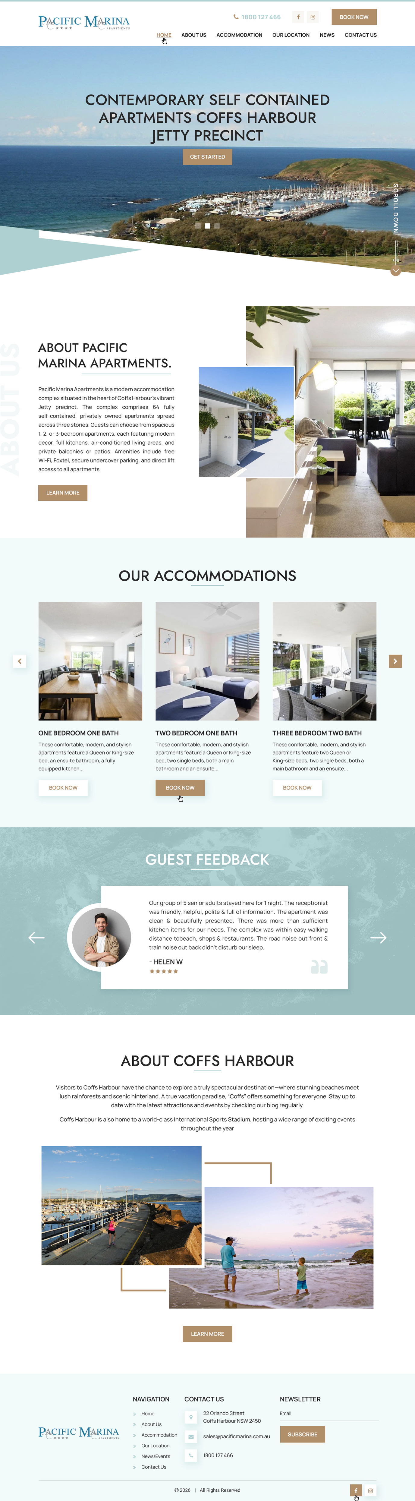 Web-Design von Dreams Designs für Pacific Marina Apartments | Design #37348196