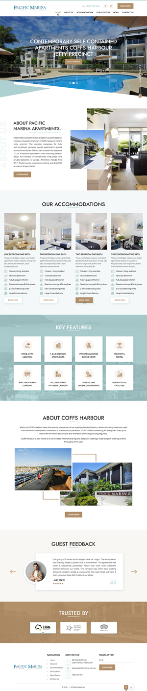 Web-Design von Dreams Designs für Pacific Marina Apartments | Design: #37398815