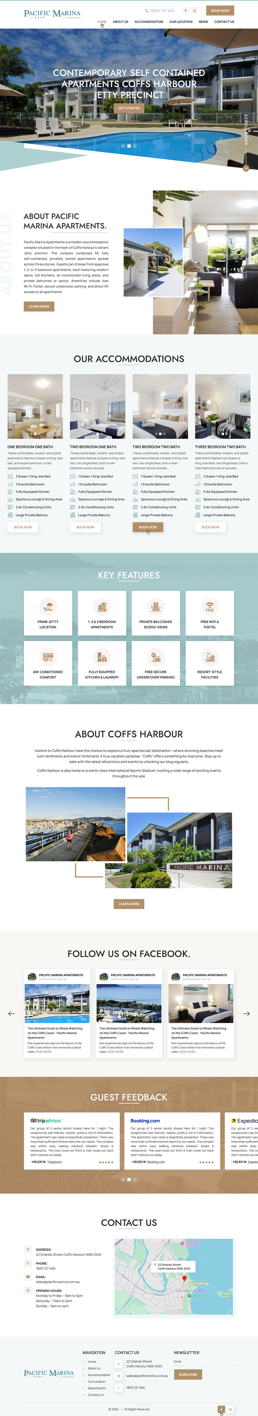 Web-Design von Dreams Designs für Pacific Marina Apartments | Design #37408900