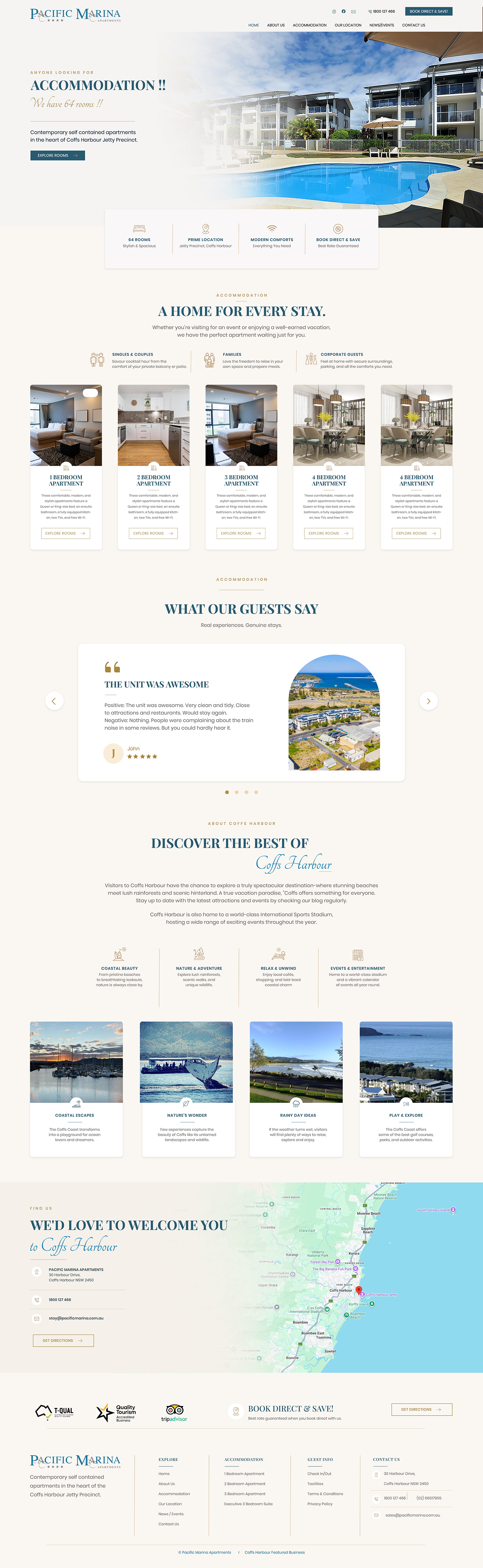 Web Design by arijit chowdhury for Pacific Marina Apartments | Design #37357903