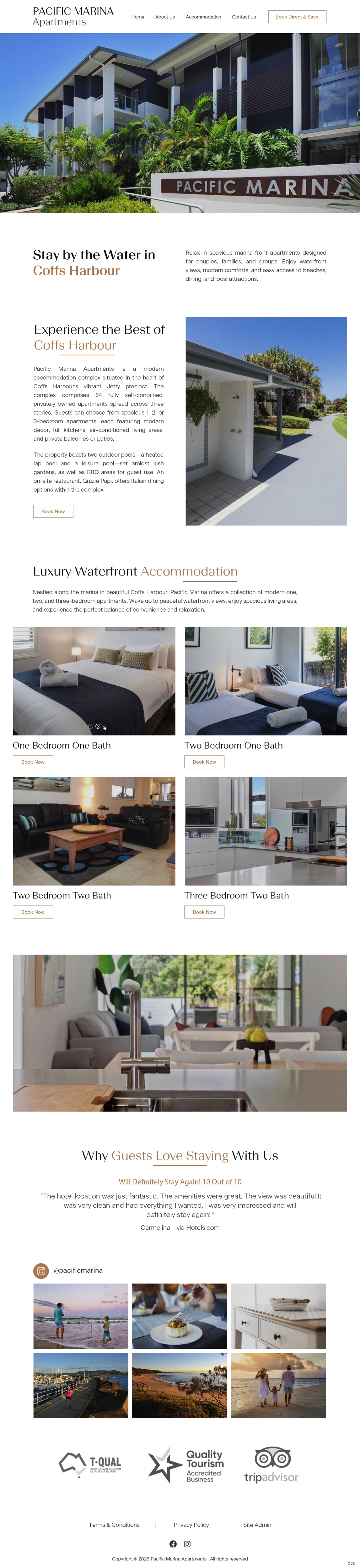 Web-Design von pb für Pacific Marina Apartments | Design #37348760