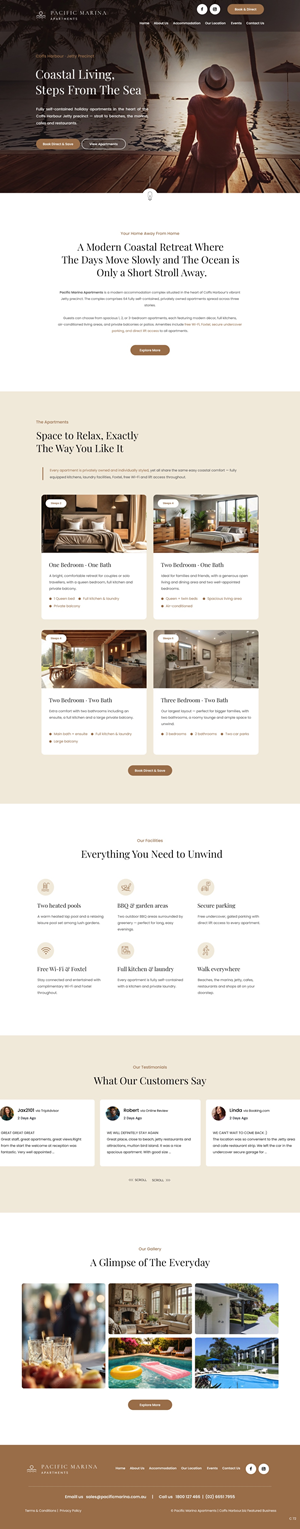 Web-Design von pb für Pacific Marina Apartments | Design: #37348761