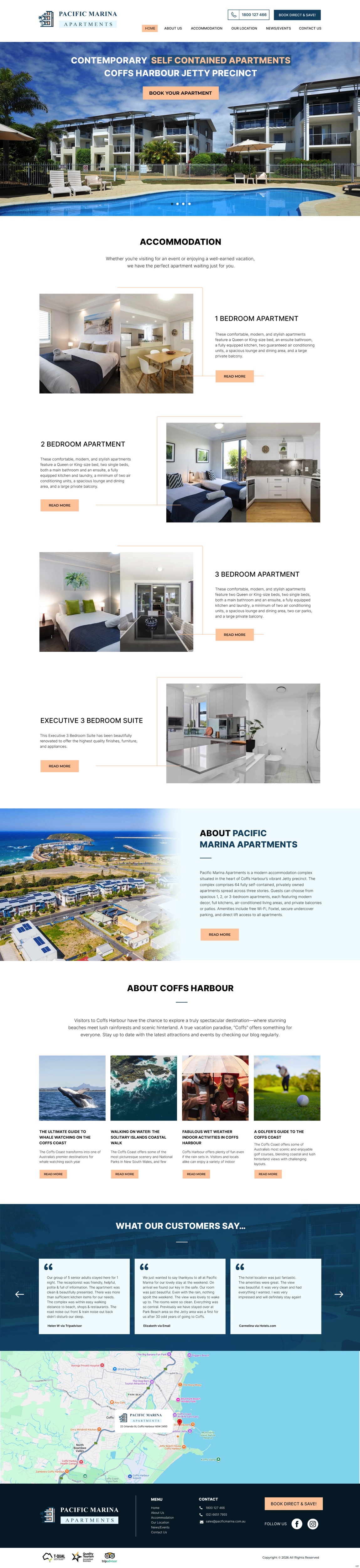 Web-Design von pb für Pacific Marina Apartments | Design #37348762
