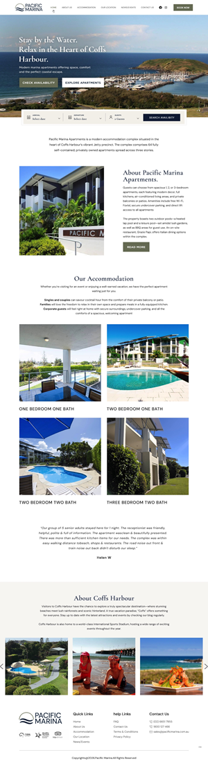 Web-Design von pb für Pacific Marina Apartments | Design: #37348772