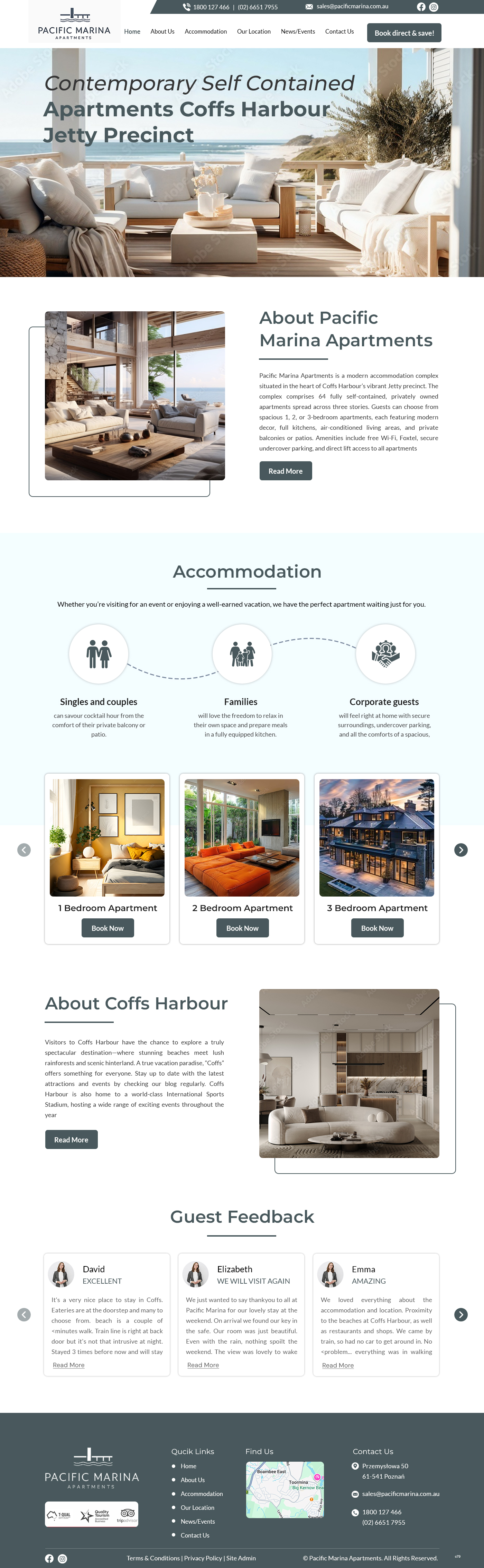 Web-Design von pb für Pacific Marina Apartments | Design #37348774