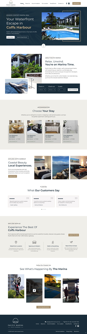 Web-Design von pb für Pacific Marina Apartments | Design: #37348776